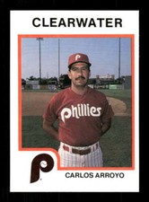 1987 ProCards Clearwater Phillies 1535 Carlos Arroyo PC BXCP30