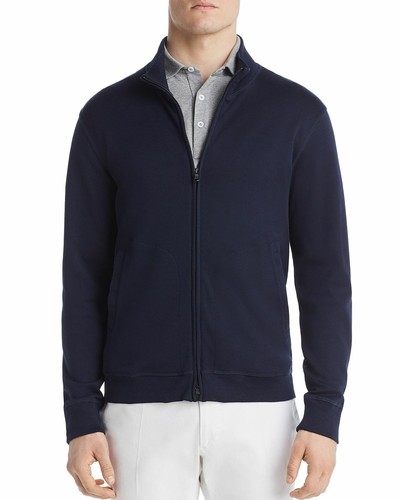 DYLAN GRAY Zip front Sweater Navy Color Size Small MSRP $168 B4HP - Picture 1 of 2