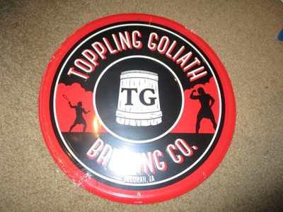 TOPPLING GOLIATH King Sue pseudo cn METAL TACKER SIGN craft beer brewery brewing TOPPLING GOLIATH King Sue pseudo cn METAL TACKER SIGN craft beer brewery brewing