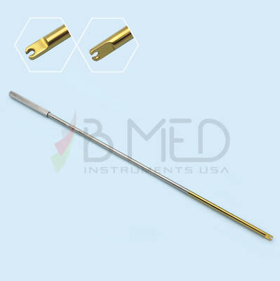 Knot Pusher Open End 5mm German Stainless Steel 13.5'' Length