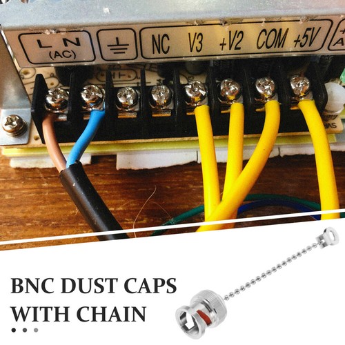 5 Pcs Dust Cap Caps Terminal Connectors Chain Accessory Plastic End - Zdjęcie 6 z 12