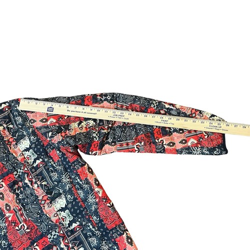 Hawke & Co Pro Performance Puffer Jacket Men’s Size Large Bandana Print - Picture 8 of 8