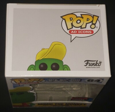 【Funko POP/米国限定/激レア/新品】PEZ®︎ ミミックザモンキー PEZ Funko POP! Ad Icons Mimic The Monkey Vinyl Figure (Green