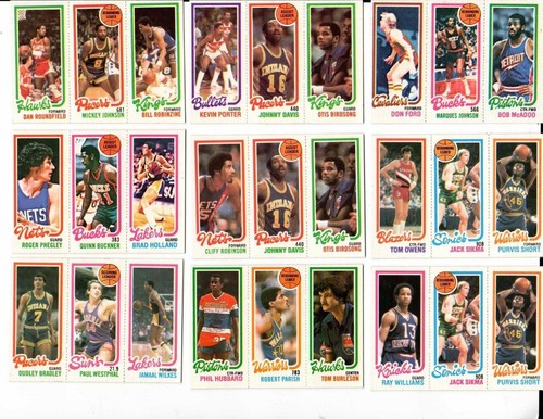 1980-81 Topps Basketball Tri-Panel Single Cards (Your Pick) - Picture 4 of 7