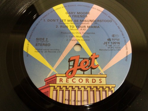 gary moore / gary moore and friends 12 inch 45rpm - Picture 6 of 6