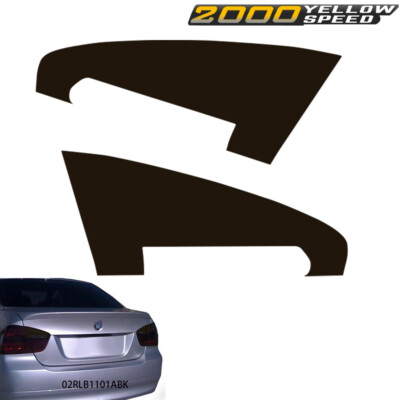 Fit For 06-08 BMW E90 3 Series Sedan Reverse Signal Light Redout Tint Overlays