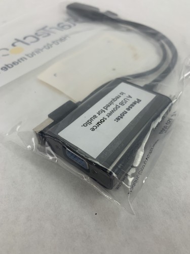 Nuevo adaptador OEM StarTech DP2VGAA DisplayPort a VGA con convertidor de audio DP - Imagen 5 de 7