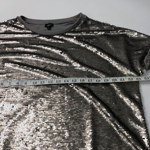 RIVER ISLAND Mujer Dorado Lentejuelas Sudadera Jersey Reino Unido 14 EUR 40 - Imagen 6 de 11
