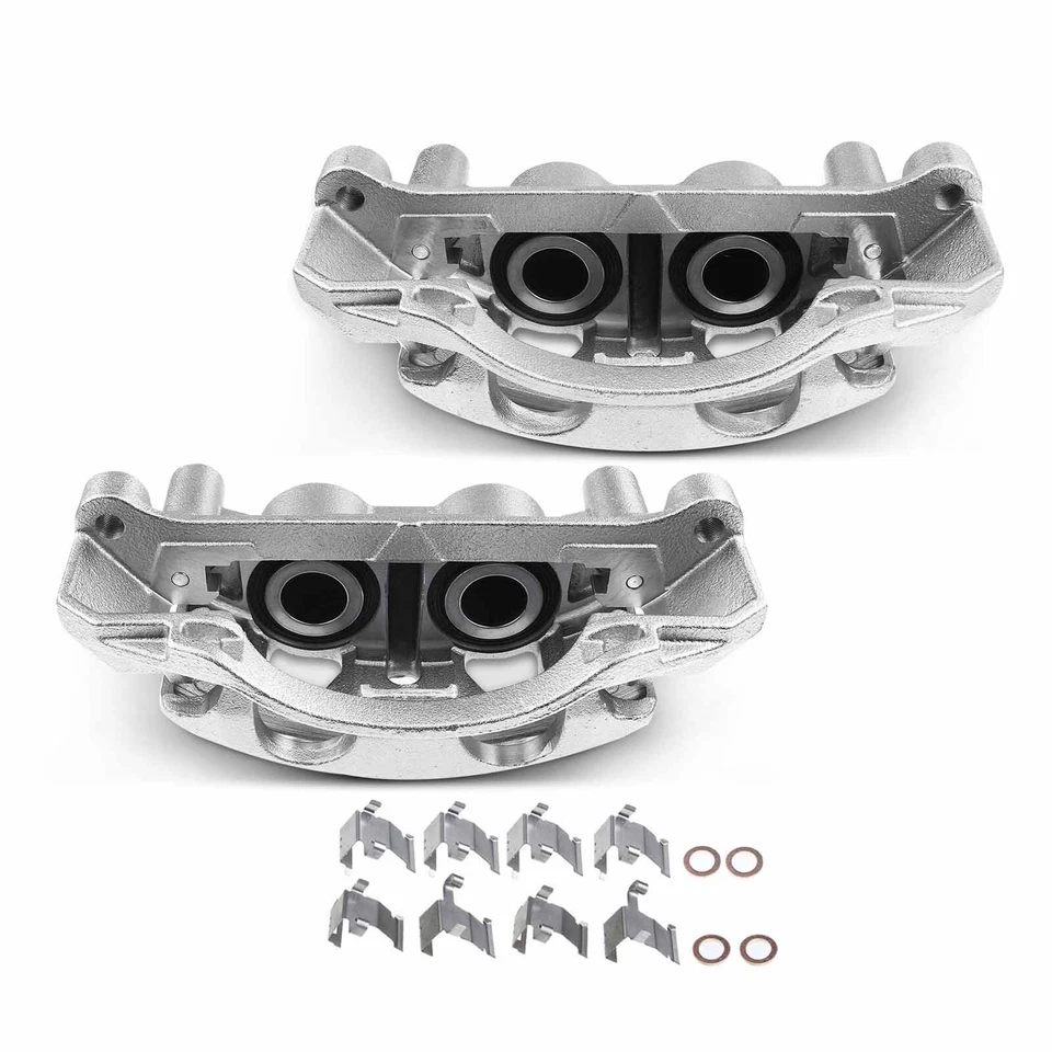 Pinça de freio dianteira com suporte para Nissan Titan XD 2016-2023 NV1500 NV2500 - Imagem 2 de 4