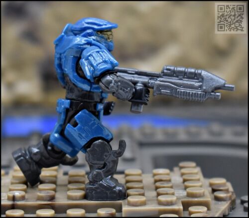 HALO MEGA CONSTRUX UNSC BLUE SPARTAN MARK V(B) MINI FIGURE INFINITE 2 SERIES - Picture 3 of 5