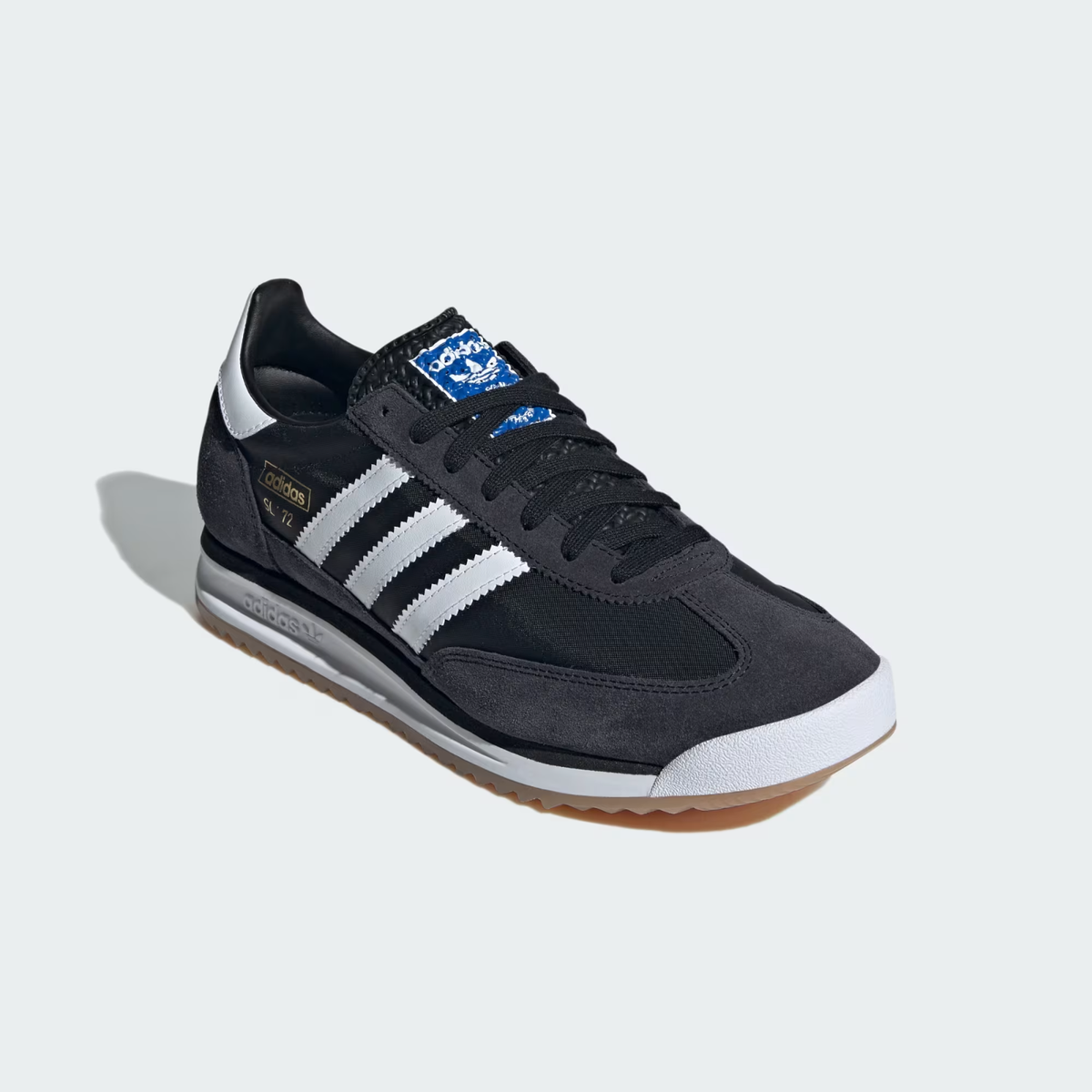 adidas Originals sl72rs 人気のオール黒 新品 27cm adidas Originals Men's SL 72 RS Shoes in Black and White | eBay