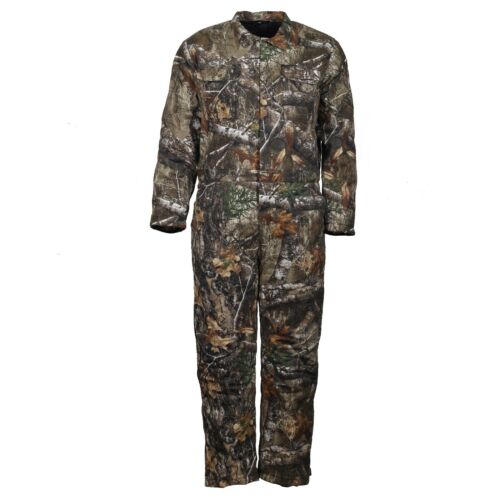 Gamehide Men's Cotton Camo Insulated Hunting Coverall in Mossy Oak - Picture 4 of 6