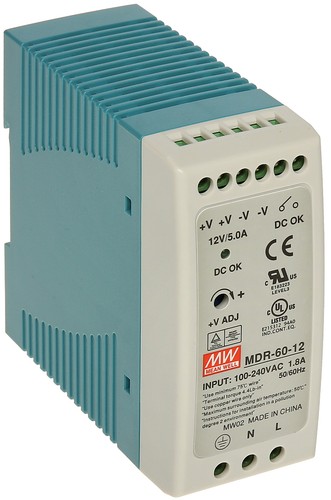 MDR-60-24 / MDR-60-5 / MDR-60-12 / MDR-60-48 MEAN WELL - DIN Rail Power Supply - Picture 7 of 8