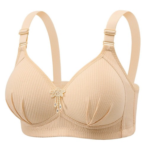 Women's Thin Underwear Bra No Underwire Push Up Bra For Senior - Picture 18 of 38