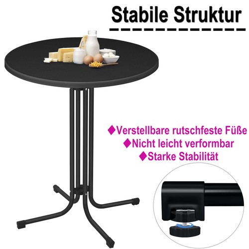 110cm Stehtisch Klappbar Partytisch Bistrotisch Klapptisch Garten Gastronomie DE - Bild 5 von 12