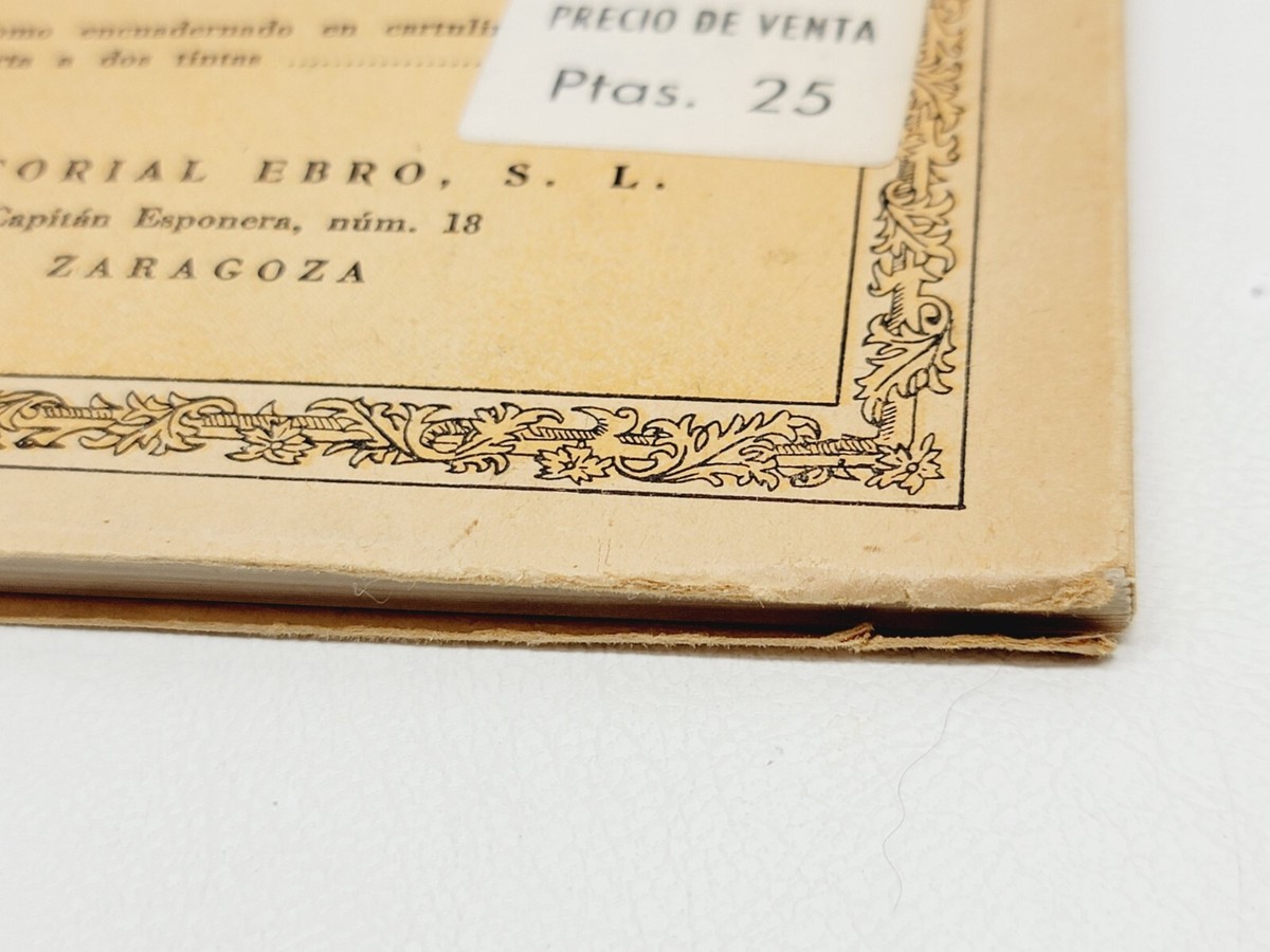 Vintage 1964 Clasicos Ebro Poesia Book Spanish Language Made