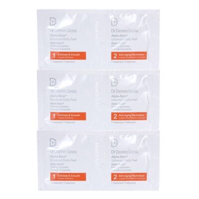 Dr Dennis Gross Alpha Beta Universal Daily Peel SAMPLE SET OF 3 EXP 08/2025