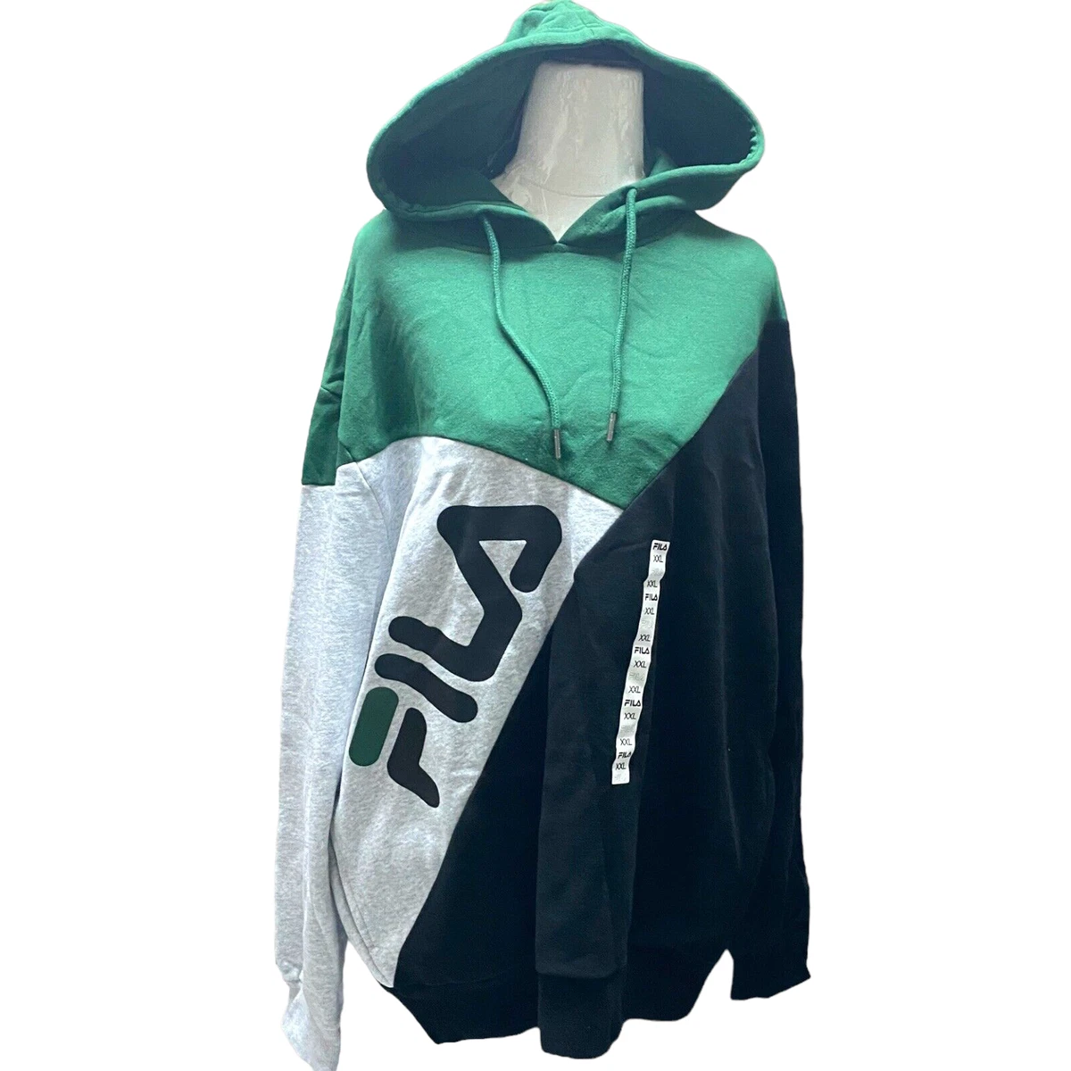 FILA GIOVANNI Hoodie Size 2XL Streetwear warm plus size logo