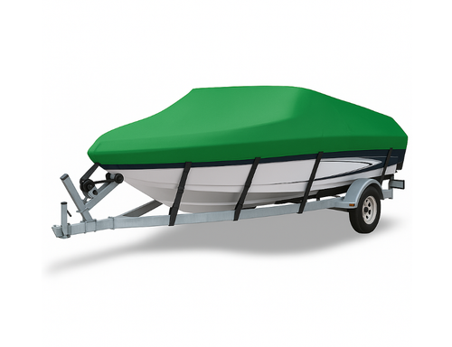 Cubierta impermeable para barco Shumaxx 600D verde bosque 20-22 pies protección UV de alta resistencia - Imagen 5 de 6