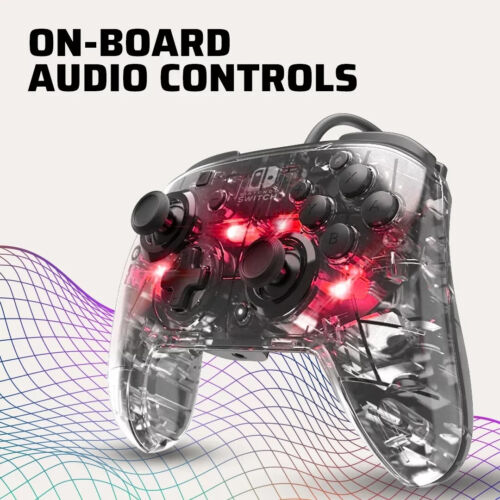 Controlador PDP Afterglow Prismatic LED Deluxe Audio Cableado para Nintendo Switch - Imagen 2 de 7