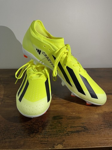 Adidas X Crazyfast League FG Unisex Soccer Cleats - Size 12M-13W - Picture 3 of 8