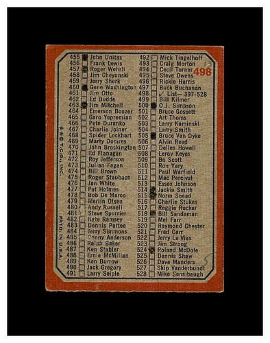 1973 TOPPS FOOTBALL YOU PICK FINISH OR UPGRADE YOUR SET HIGHER GRADE SET BREAK - Picture 367 of 457