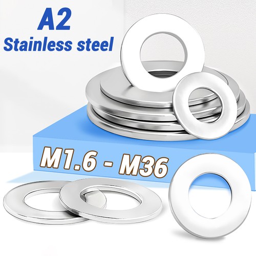 M2 M2.5 M3 M4 M5 M6 M8 M10 - M36 Form G Wide Thick Flat Washers Stainless Steel - Foto 1 di 161