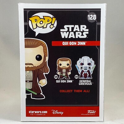 Star Wars Funko Pop Custom Qui Gon Jinn #128 | eBay