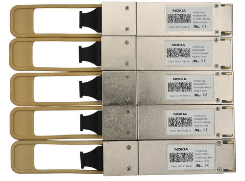 8 X TRANSCEIVER NOKIA QSFP28 100Gb IPU3BFVEAA, NK2233X0374, 3HE10551AA - Afbeelding 1 van 2