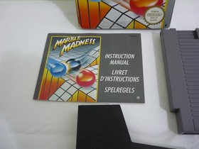 Marble Madness Nintendo NES Complete Boxed & Manual in English & French