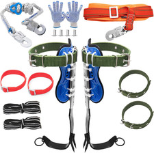 Tree Climbing Spikes, Tree Climbing Gear with Adjustable Climbing Belt- Tree Cli