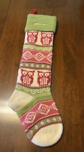 Pottery Barn Classic Fair Isle Stockings Mommy 29”