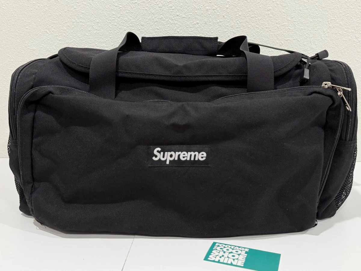 Supreme Black Duffle Bags for Men for sale | eBay