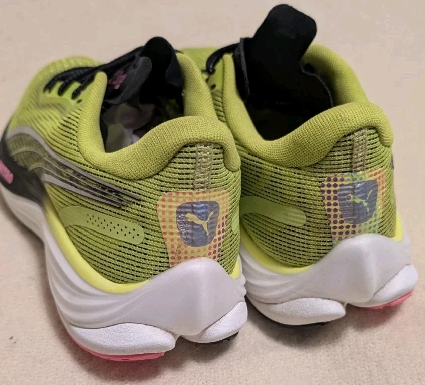 PUMA Velocity Nitro 3 verde preto rosa feminino tamanho 9 corrida S33 - Imagem 4 de 4