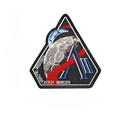 WISEMAN GLOVER KOCH HANSEN NASA Artemis 2 II Moon Mission Nasa 2024 Hook Patch