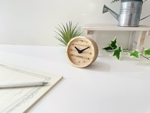 KATOMOKU Mini Uhr KM-125BR Ash Limited Edition Braun - Bild 3 von 9