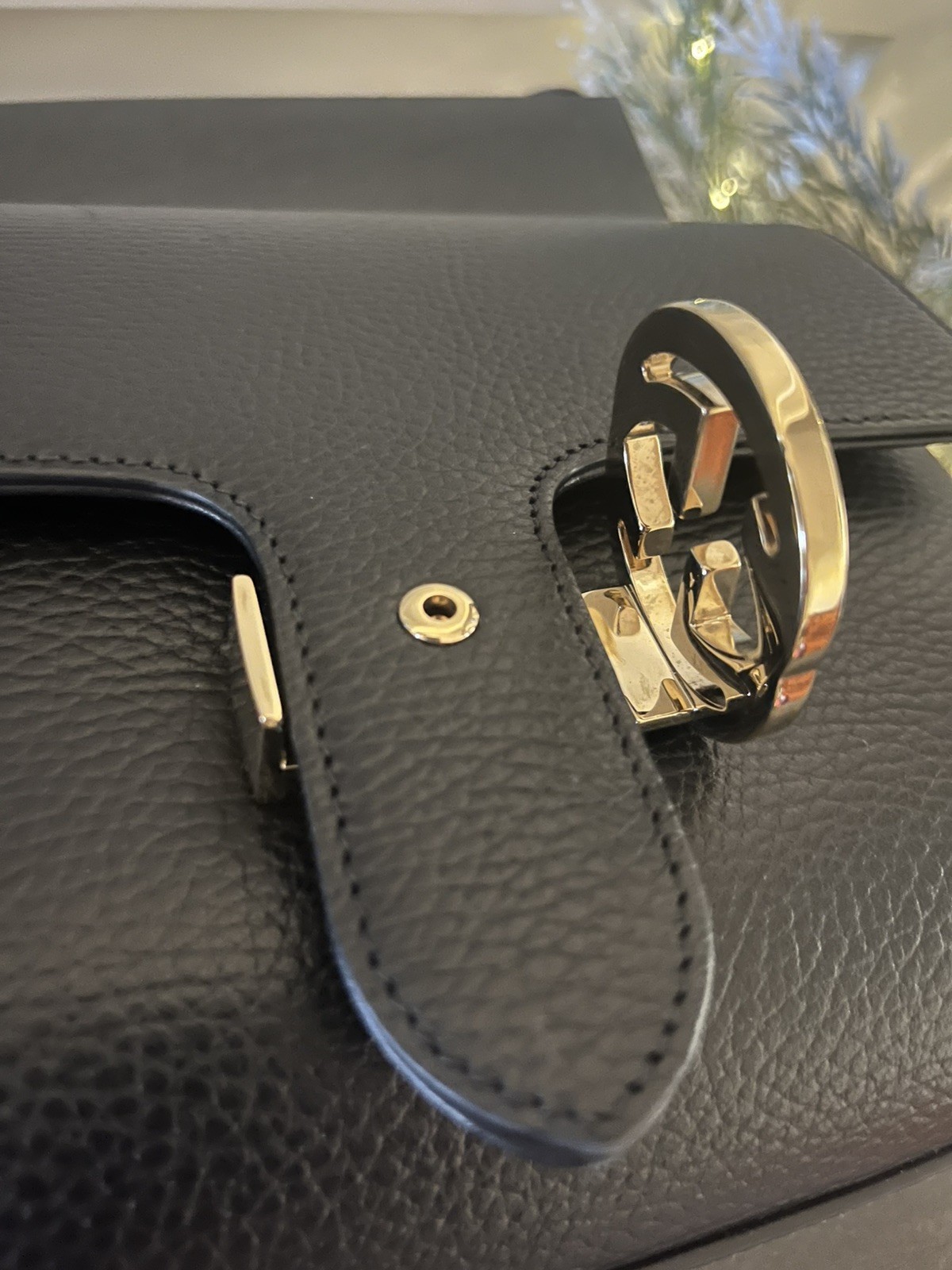 GUCCI INTERLOCKING G DOLLAR MEDIUM TOP HANDLE SHO… - image 19