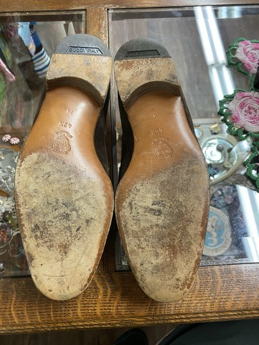Men’s Gucci Brown Suede Loafers (Size 42 1/2) Made In Italy - Picture 5 of 8