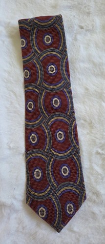 Vintage 80s 90s Format Men's Ties Retro Geometric Bold Color 100% Silk Japan - Picture 16 of 21