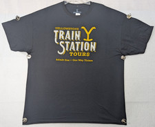 Yellowstone - Dutton Ranch - Men's - Train Station - Black - T-shirt - Size 2XL