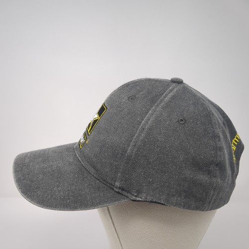US Army Strapback Baseball Cap grau One Size verstellbar bestickt 6 Panel - Bild 3 von 7