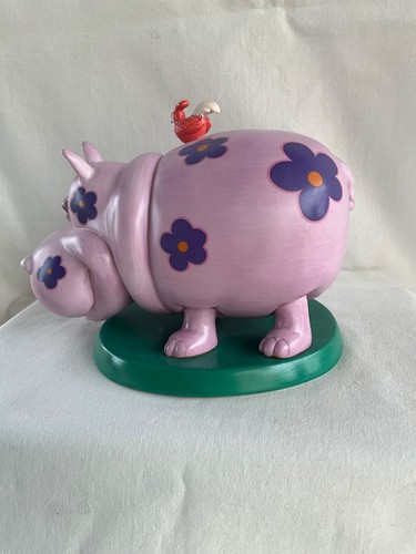 Walt Disney WDCC It’s A Small World Africa "Jungle Blossom" Ippopotamo Ippopotamo - Foto 8 di 13