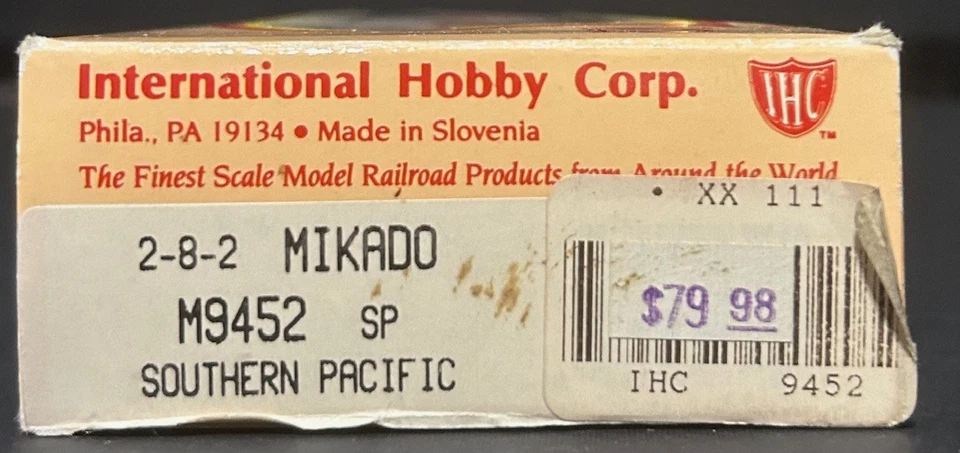 IHC Mikado 2-8-2 M9452 Southern Pacific Locomotive 6789 - Image 4 of 4