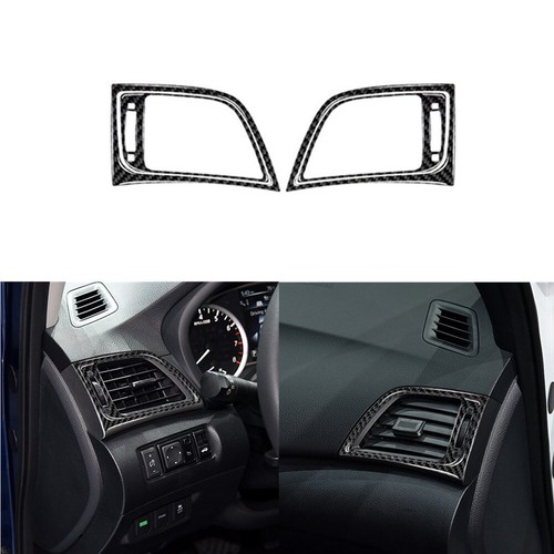 Carbon Fiber Full Interior Kits Cover Trim For Nissan Sentra 2013-2019 - Picture 5 of 21