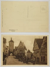 Rothenburg o. T. Plönlein Medieval Town Tower Archway Half-Timbered Germany PC
