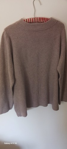 Apt 9 Pullover Größe XL einfarbig meliert taupe waschbar Damen Herbstpullover - Bild 7 von 12