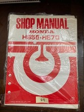 OEM HONDA HS55 HS70 SNOW BLOWER SERVICE MANUAL CW 1984