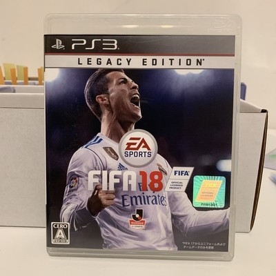 FIFA 18 Legacy Edition - PS3 Japanese version Cristiano Ronaldo Cover