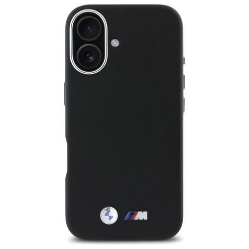 BMW M Smooth Full Wrapped Metal Case with MagSafe for iPhone 16 6.1" Black - Picture 2 of 8