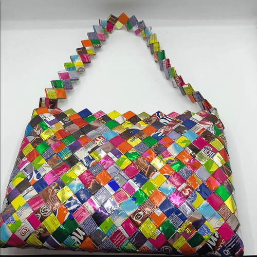 Cartera envuelve caramelos mexicanos vintage hecha a mano - nueva sin etiquetas - Imagen 3 de 6